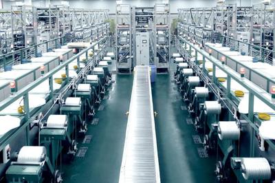 重慶國際復合材料股份生產車間。 重慶國際復合材料股份 供圖