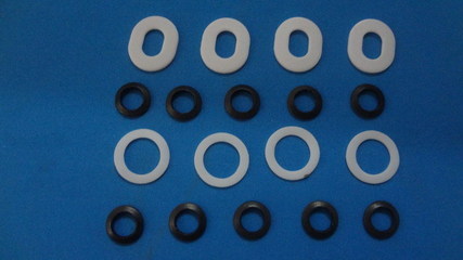 【長期供應(yīng)白色F4 墊片、耐磨聚四氟乙烯封墊片廠家】價格,廠家,圖片,絕緣板,東莞市力拓電子材料-